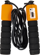 Скакалка LEAN Toys з лічильником 280 см 17409 Black-Orange (5905991002758) - зображення 1