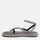 Женские сандалии замшевые PARADIZE SHOES SAN-5603 39 24.7 см Серые (ROZ6501090389) - изображение 4