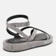 Женские сандалии замшевые PARADIZE SHOES SAN-5603 39 24.7 см Серые (ROZ6501090389) - изображение 5
