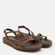 Женские сандалии замшевые PARADIZE SHOES SAN-5902 36 23.2 см Коричневые (ROZ6501090416) - изображение 3