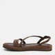Женские сандалии замшевые PARADIZE SHOES SAN-5902 36 23.2 см Коричневые (ROZ6501090416) - изображение 4