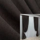 Комплект готових штор VR-Textil Льон Парма № 1087ш Венге 150х270 см 2 шт (30-895) - зображення 1
