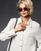 Жіночий лляний костюм з сорочкою та штанами Viva-Wear ДЮНА XL молочний 334 - изображение 4