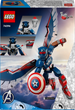 Лего Марвел Супергерои Фигурка Нового Капитана Америка для сборки Lego Super Heroes Marvel 76296 - изображение 2