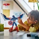 Лего Марвел Супергерои Фигурка Нового Капитана Америка для сборки Lego Super Heroes Marvel 76296 - изображение 3