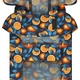 Дощовик-накидка з капюшоном для собак WAUDOG Clothes малюнок АпельсиниL А 48-52 см B 60-70 см С 42-52 см - изображение 4