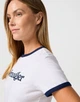 Футболка Wrangler Ringer Tee (112362321) Белый M-00 - изображение 3