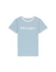 Футболка Wrangler Ringer Tee dream blue (112362324) Голубой S-00 - изображение 1