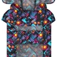 Дощовик-накидка з капюшоном для собак WAUDOG Clothes, малюнок "Нескінченні світи", M, А 40-43 см, B 52-62 см, С 33-42 см 357-4058 - зображення 4