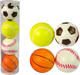 Zestaw miękkich piłek LEAN Toys 11338 4 szt. (5905214974312) - obraz 2
