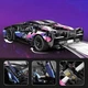 Конструктор гоночный автомобиль Lamborghini Cyberpunk 1314 деталей - изображение 4