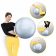 М'яч для фітнесу (фітбол) 4FIZJO 65 см Anti-Burst Grey (P-5905973404785) - зображення 6