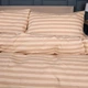 Пододеяльник MirSon Полуторный 143х210 см Ranforce Elite 17-0610 Stripe Light Brown (2200008198527) - изображение 4