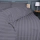 Пододеяльник MirSon Бязь 17-0601 Stripe Gray 143х210 см (2200008048983) - изображение 5