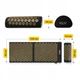 Коврик акупунктурный с валиком 4FIZJO Classic Mat XL Аппликатор Кузнецова Black/Gold (P-5907739315052) - изображение 2