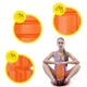 Массажный ролик Cornix EVA 33 x 14 см (валик, роллер) XR-0033 Orange - изображение 12