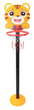 Kosz do gry w koszykówkę LEAN Toys regulowany tygrys 110 cm Żółty 20931 (5905991034735) - obraz 1