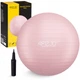 М'яч для фітнесу (фітбол) 4FIZJO 85 см Anti-Burst Pink (P-5907739317421) - зображення 1