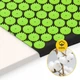 Коврик акупунктурный с валиком 4FIZJO Classic Mat XL Аппликатор Кузнецова Black/Green (P-5907222931769) - изображение 3