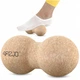 Массажный мяч двойной 4FIZJO Lacrosse DuoBall Cork 6.5 x 13.5 см (P-5907739319586) - изображение 1