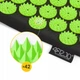 Коврик акупунктурный с валиком 4FIZJO Classic Mat Аппликатор Кузнецова Black/Green (P-5907222931745) - изображение 6