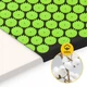 Коврик акупунктурный с валиком 4FIZJO Classic Mat Аппликатор Кузнецова Black/Green (P-5907222931745) - изображение 10