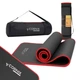 Коврик спортивный Cornix NBR 183 x 61 x 1 cм для йоги и фитнеса XR-0094 Black/Red - изображение 1