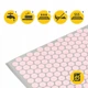 Коврик акупунктурный с подушкой 4FIZJO Eco Mat XL Аппликатор Кузнецова Grey/Pink (P-5907739313607) - изображение 8