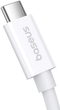 Kabel Baseus Explorer USB Type-C - USB Type-C 1 m 240 W Moon White (AT6932172648787) - obraz 3