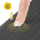 Массажный ролик 4FIZJO CARE+ EVA 90 x 15 см (валик, роллер) Black (P-5907739310781) - изображение 8