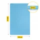 Коврик (мат) спортивный 4FIZJO TPE Gigant 200 x 125 x 2 см для йоги и фитнеса Sky Blue (P-5907739318985) - изображение 7