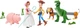 История Игрушек: Вуди, Рекс, Спиралька, Хамм, Бо Пип, Солдатики Disney Pixar Storytellers Toy Story Woody, Rex, Slinky Dog, Hamm, Bo-Peep and 4 Army Men - изображение 2