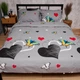 Комплект постельного белья Moon&Star Бязь Gold Люкс Butterfly Love євро 200х220 наволочки 4х50х70 (MS-820008868) - изображение 2