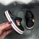 Кроксы детские для мальчика Luck Line черные с мальчиком 25р (15,5 см) 5108 - изображение 4