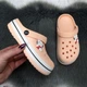Кроксы детские для девочки Luck Line персиковые 31р (20 см) 5108_2 - изображение 4