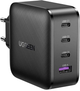 Мережевий зарядний пристрій Ugreen CD224 3xUSB-C 1xUSB-A QC4.0 65W GaN Black (1206809375) - зображення 2