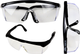 Okulary ochronne LEAN Toys regulowane 20040 Black (5905991022527) - obraz 3