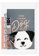 Шкільний набір Starpak Dog B&W зошит А5 + маленький нотатник + 2 олівці + гумка + точилка + лінійка + 3 кліпси + прозорий пенал (5904335870268) - зображення 1