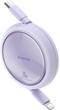 Кабель Baseus Free2Pull USB Type-C - Lightning 1 м 20 Вт Purple (AT6932172661342) - зображення 2