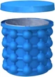 Силіконова форма для льоду UFT Icebucket 40 кубиків з кришкою і внутрішнім стаканом Синя (UFTicebucket40BL) - зображення 2