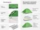 Легкая одноместная палатка Naturehike Cloud Up Base 1 CNK2450WS032 Зеленая (6927595798614) - изображение 19