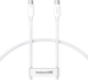 Kabel Baseus Superior 2 USB Type-C - USB Type-C 1.8 m 240 W White (AT6932172657468) - obraz 2