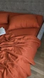 Постельное белье с резинкой SHINE TERRACOTTA, муслин Евро размер, наволочки 50/70 - изображение 11