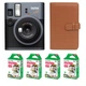Комплект Камера для миттєвого друку Fujifilm Instax Mini 41 + Фотопапір на 40 фото (4 картриджі х 10 знімків) + Коричневий фотоальбом на 108 фото - изображение 1