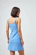Сарафан міні льоновмісний на ґудзиках Wear me XS Синій (джинсовий) (16_25_11094) - изображение 2