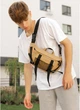 Большая мужская поясная сумка бананка из экокожи SAMBAG Бежевая (861038721) - изображение 4