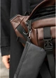 Большая мужская поясная сумка бананка из экокожи SAMBAG Коричневая (860038721) - изображение 3