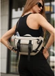 Велика жіноча поясна сумка бананка з екошкіри SAMBAG Світло-сіра (870038721) - зображення 2