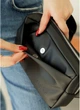 Жіноча сумка бананка на пояс з екошкіри SAMBAG Чорна (793024616) - зображення 4