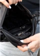 Велика жіноча поясна сумка бананка з екошкіри SAMBAG Чорна (864038721) - зображення 8